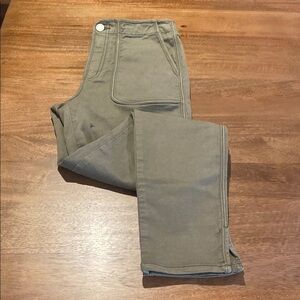 Joie Skinny Pants in Olive Green